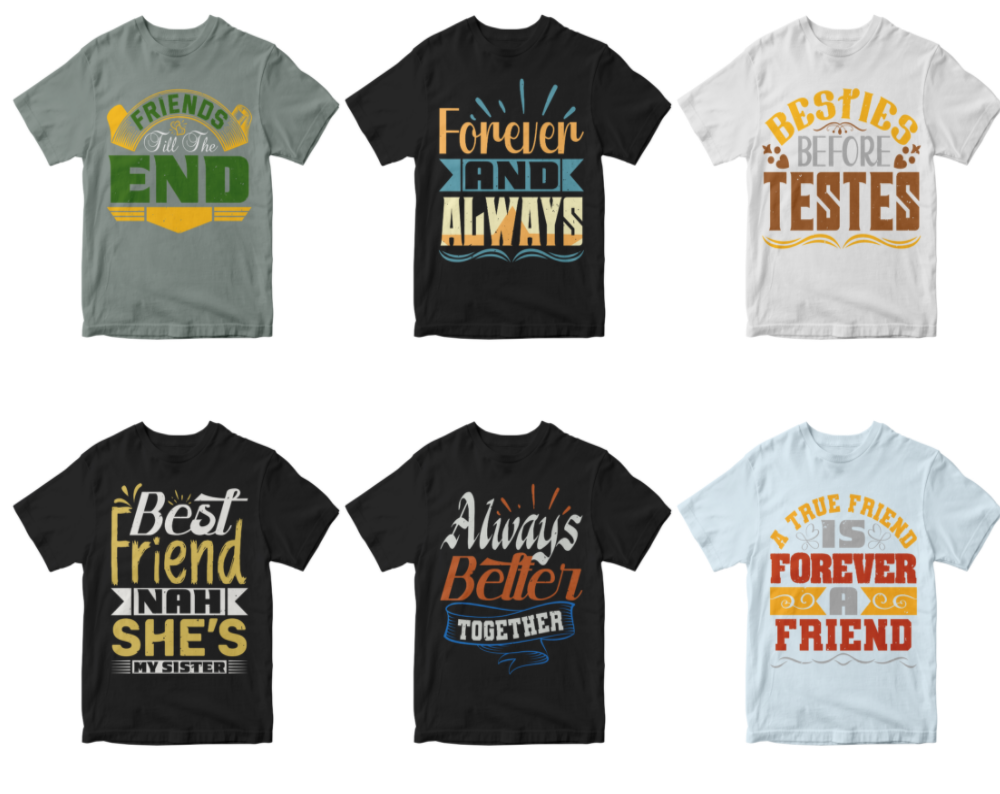 50-editable-best-friend-t-shirt-design-bundle-2