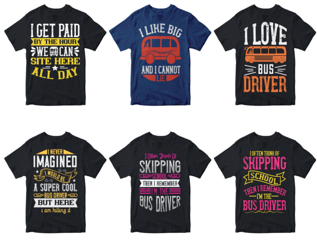 50-editable-bus-driver-t-shirt-design-bundle