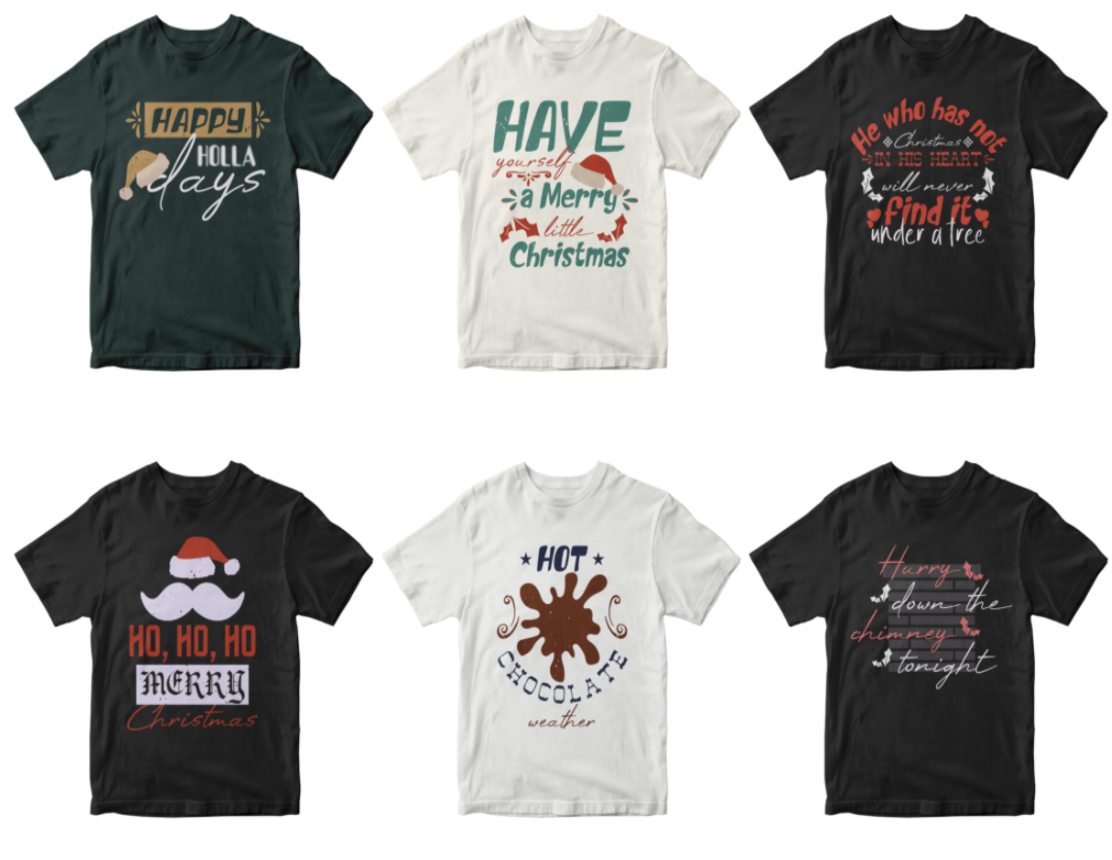 50-editable-christmas-t-shirt-design-bundle