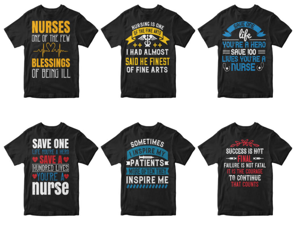 50-editable-nurse-t-shirt-design-bundle