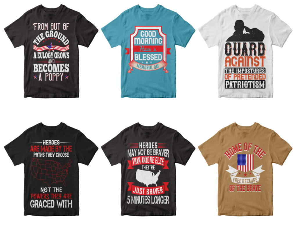 50-editable-memorial-day-tshirt-design-bundle