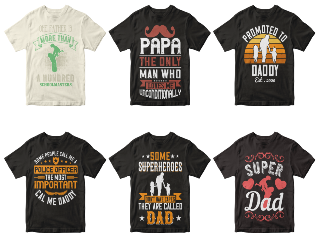 fathers-day-t-shirt-design-bundle
