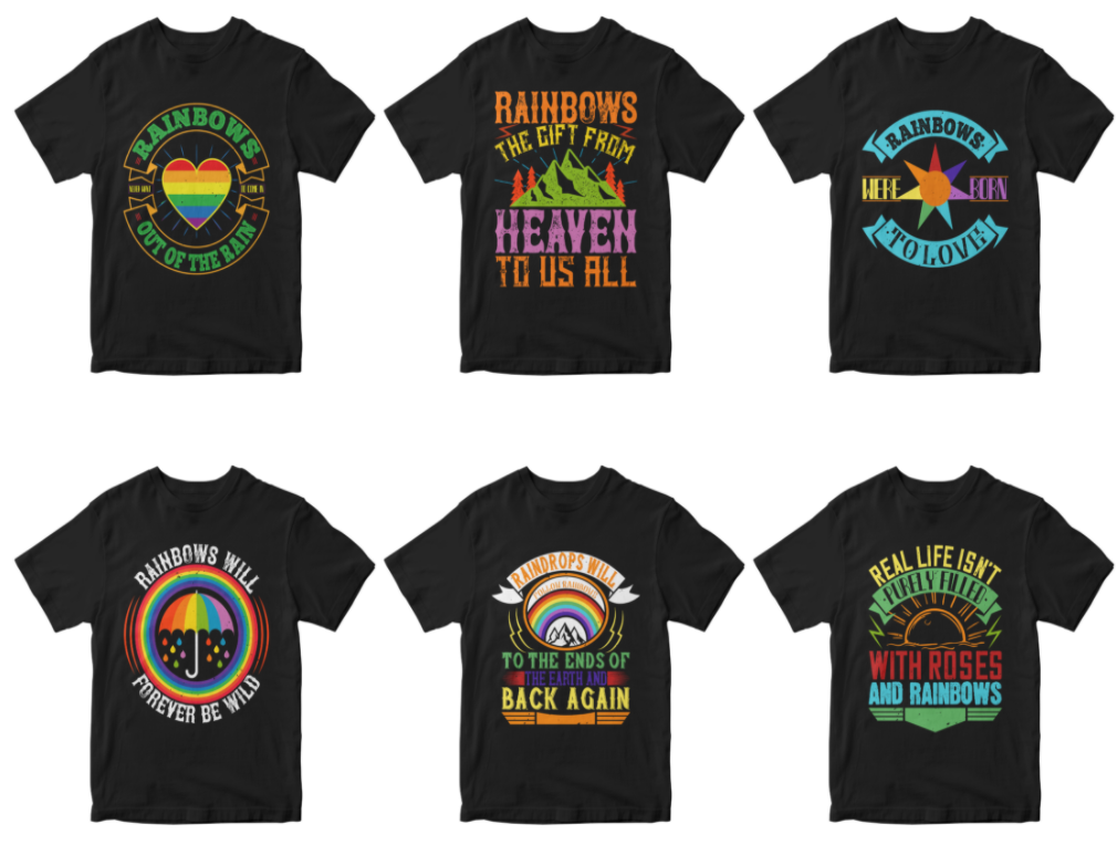 50-editable-rainbow-tshirt-design