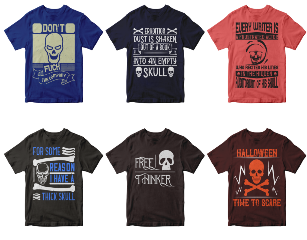 50-editable-skull-t-shirt-design-bundle
