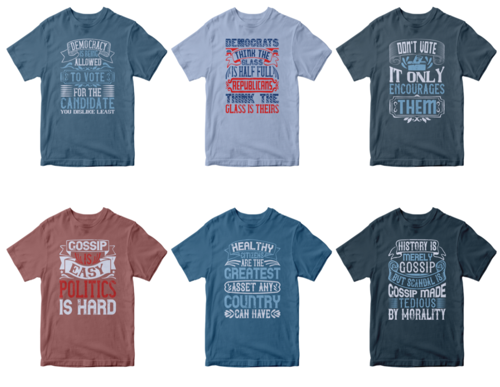 50-political-editable-t-shirt-design-bundle