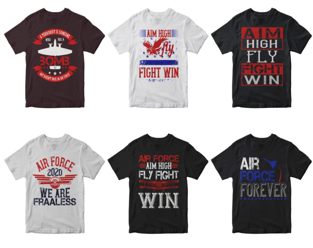 50-air-force-editable-t-shirt-design-bundle
