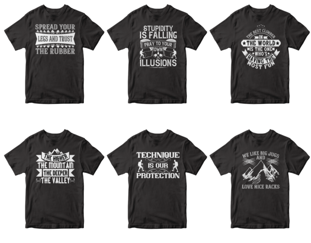 50-editable-climbing-t-shirt-design-bundle