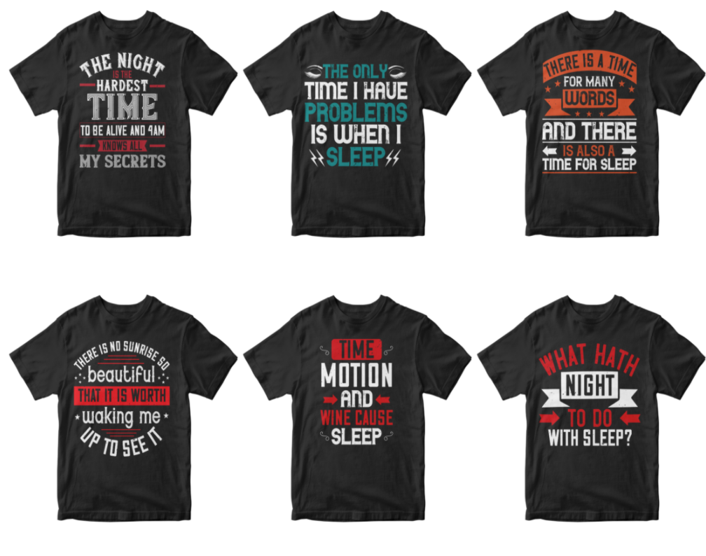 50-sleeping-editable-t-shirt-design-bundle