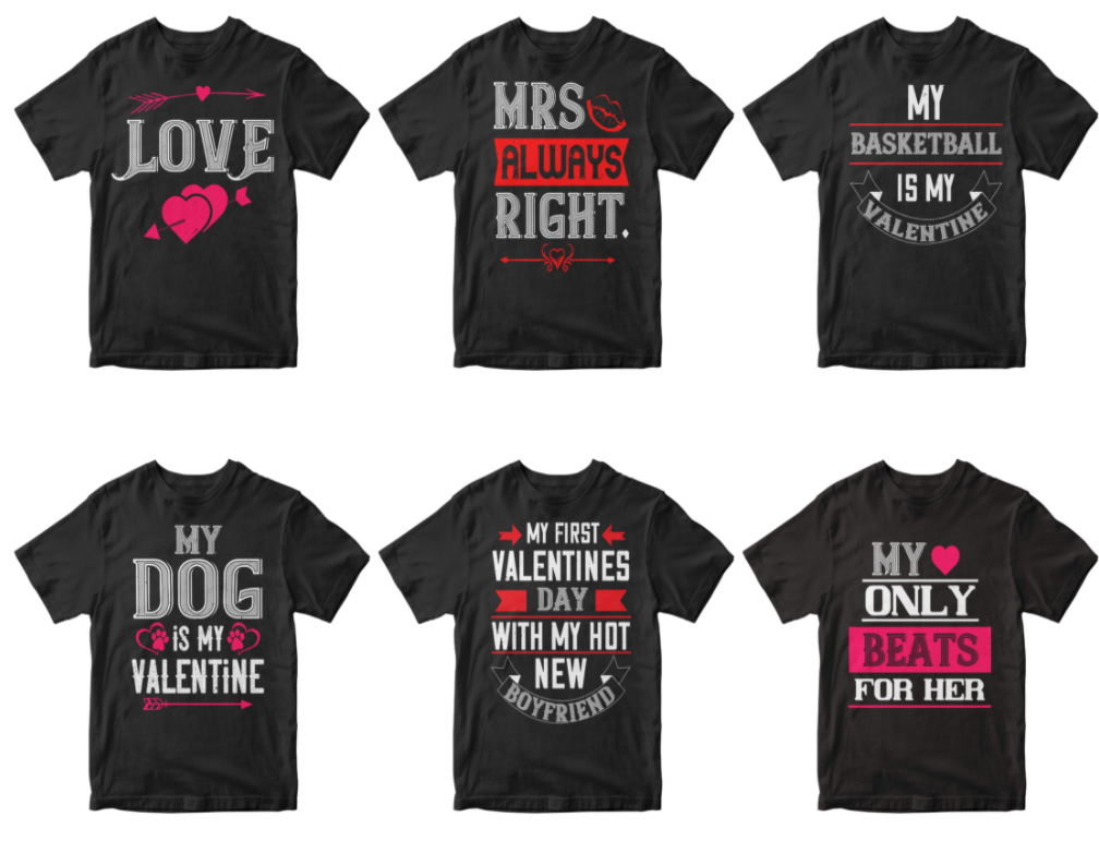 50-editable-valentine-day-tshirt-design-bundle