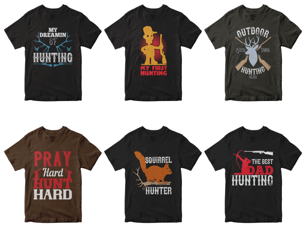 50-hunting-tshirt-design