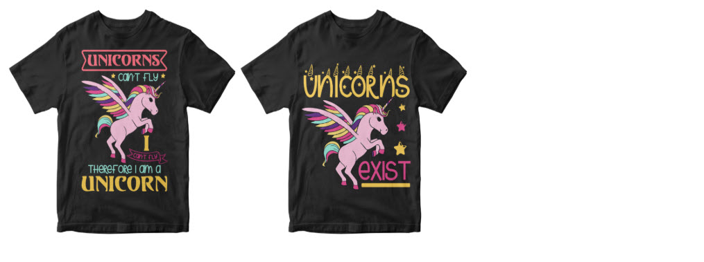 50-editable-unicorn-t-shirt-design-bundle