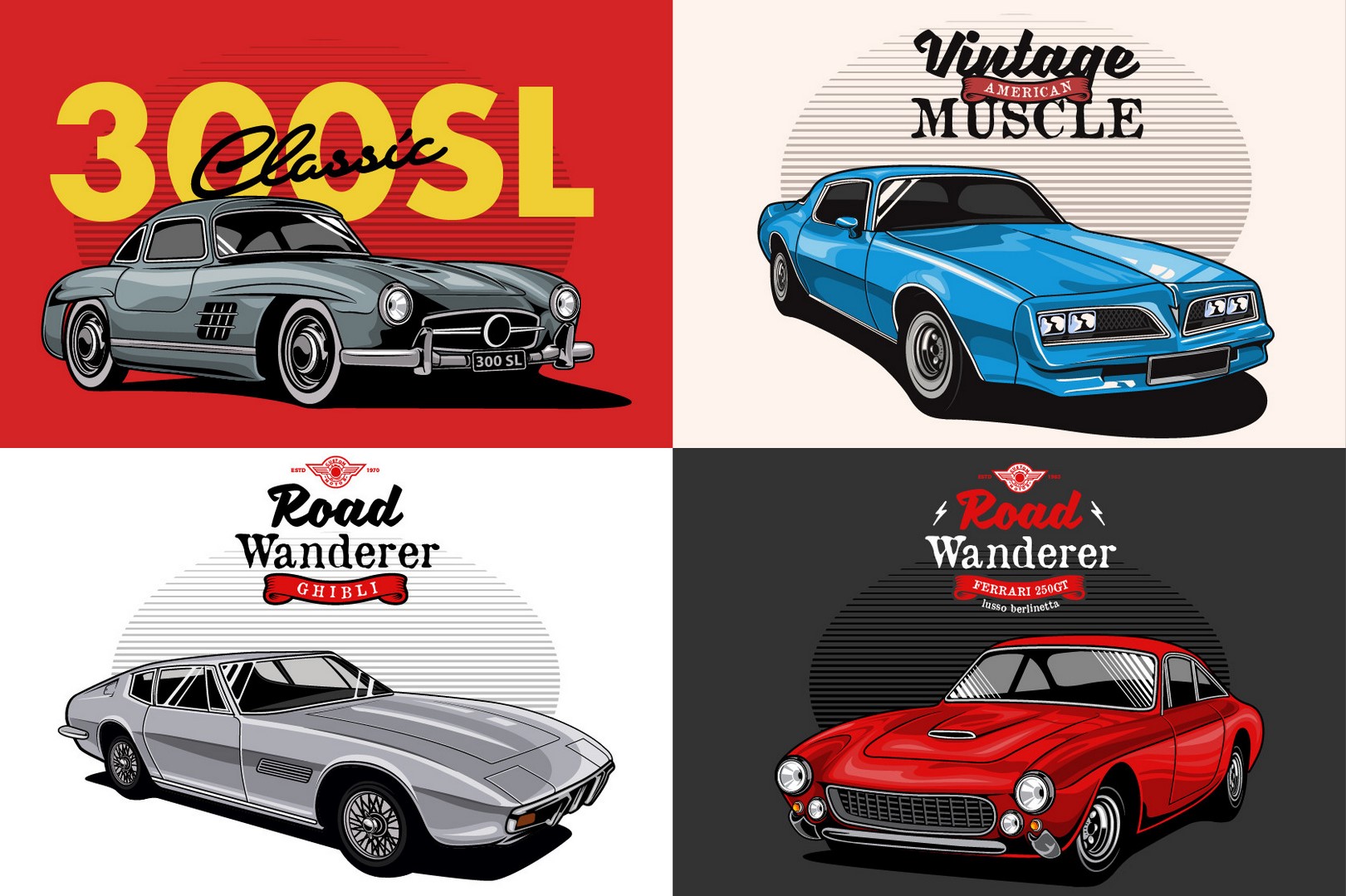 classic-car-vector-collection-volume-4