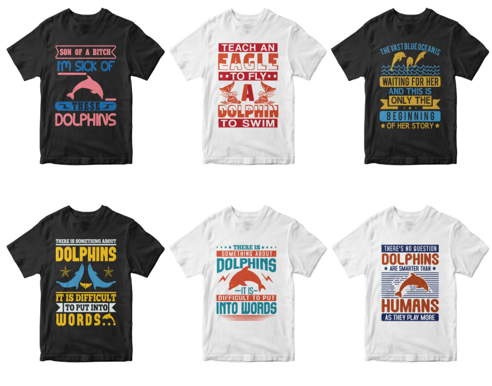 50-editable-dolphin-t-shirt-design-bundle