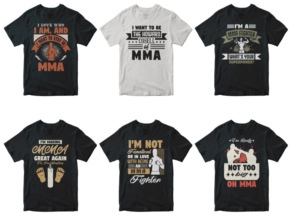 50 MMA Editable T shirt Design Bundle – designs-factory.com