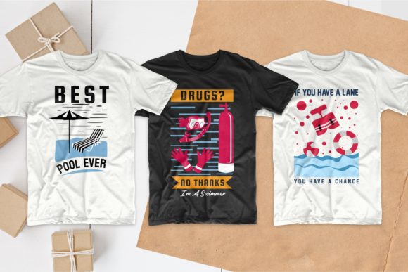 swimming-t-shirt-designs-bundle