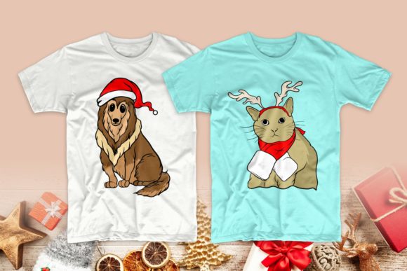 christmas-dog-and-cat-cartoon-bundle