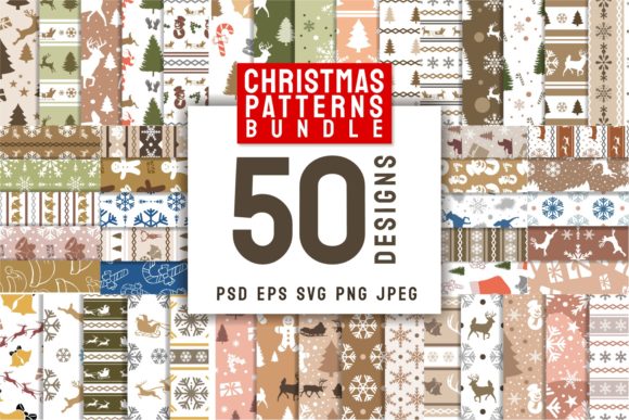 christmas-seamless-patterns-bundle