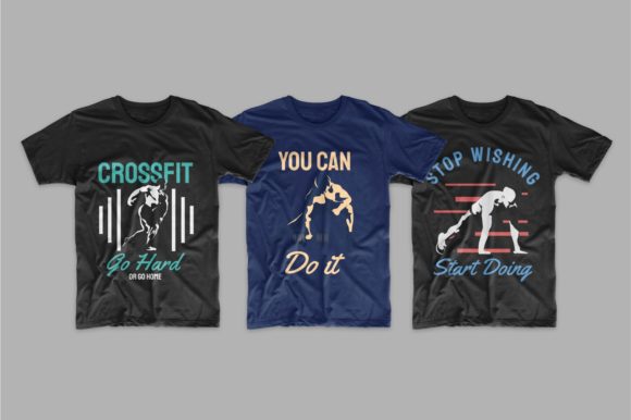 gym-workout-t-shirt-design-bundle