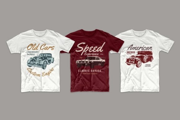vintage-car-t-shirt-design-bundle-vector