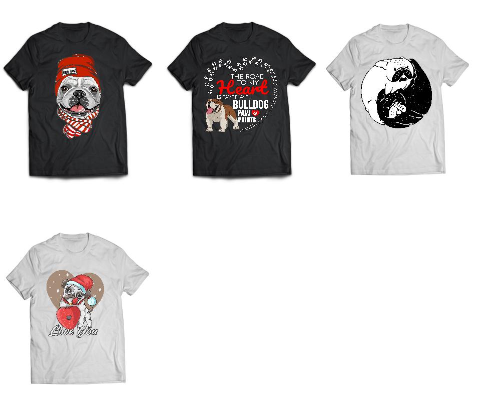 Bulldog-T-shirt-Design-Bundle