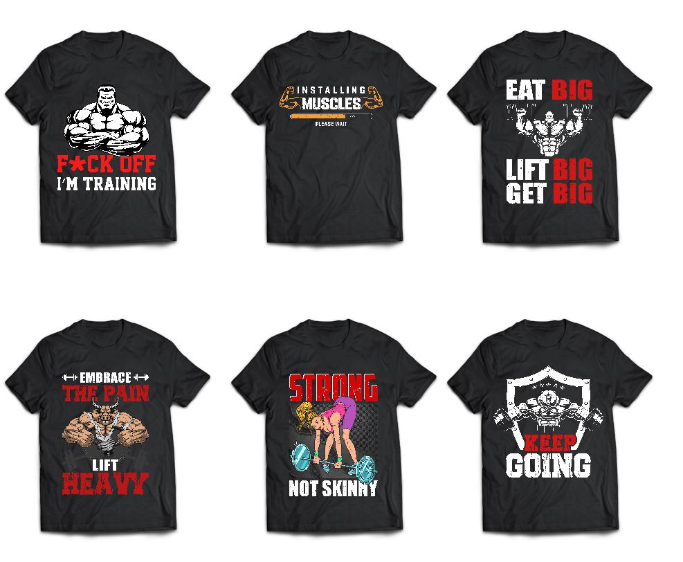 Gym-T-Shirt-Design-Bundle