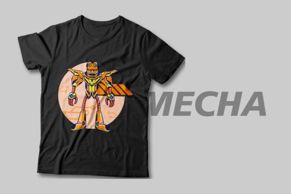 mecha-robot-illustration-vector-bundle