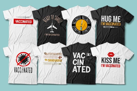 vaccinated-quotes-t-shirt-designs-bundle
